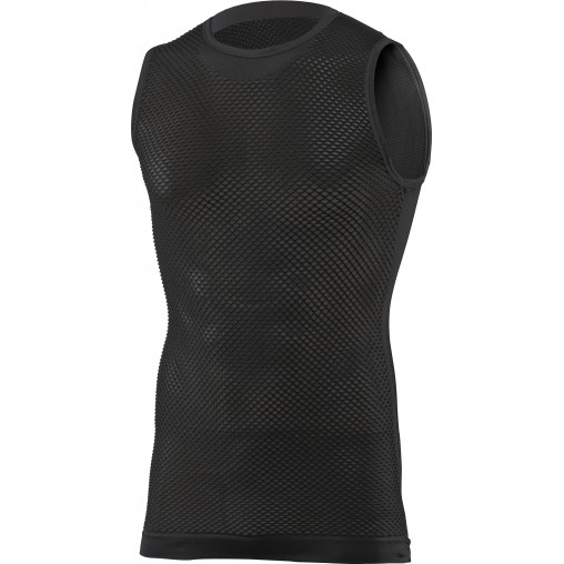 Mesh sleeveless jersey with back protector pocket Six2